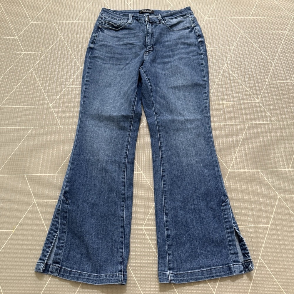 Judy Blue High Rise Slim Bootcut Jeans 16W Tummy Control Medium Wash JB88476
